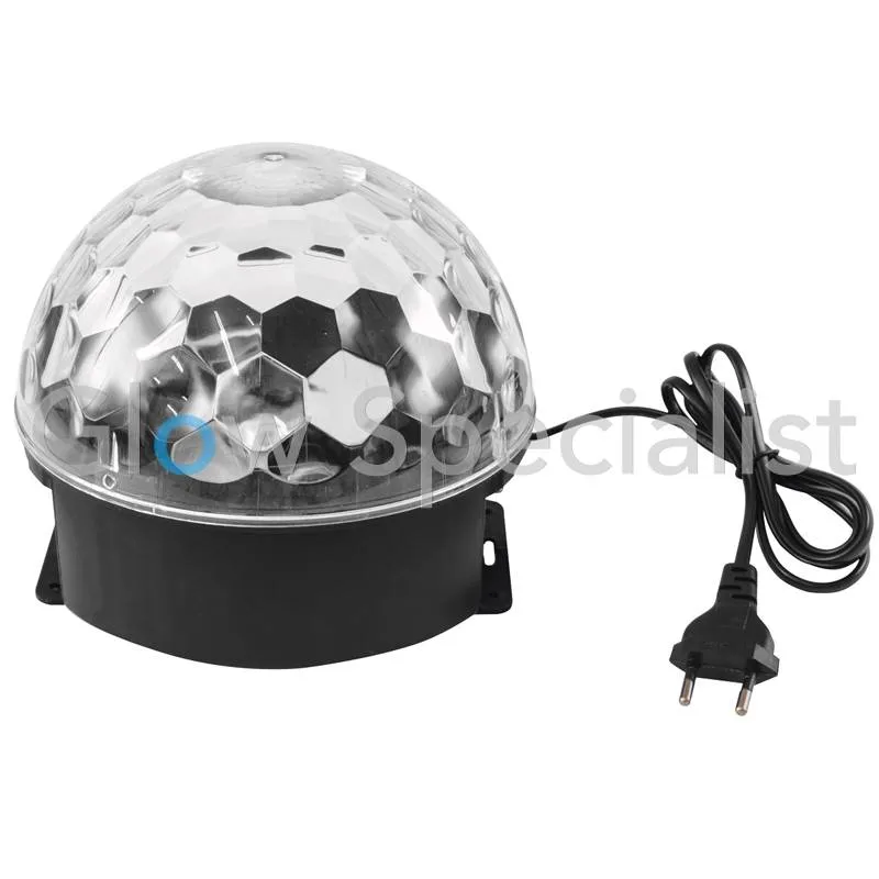 Eurolite Eurolite LED BC‑4 Beam Effect – Roterende Disco Bol met 6×1W RGBWPA LED’s (20 RPM)