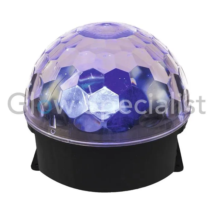 Eurolite Eurolite LED BC‑4 Beam Effect – Roterende Disco Bol met 6×1W RGBWPA LED’s (20 RPM)