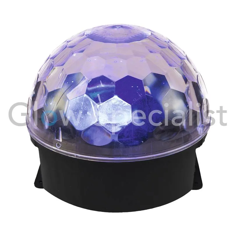 Eurolite Eurolite LED BC‑4 Beam Effect – Roterende Disco Bol met 6×1W RGBWPA LED’s (20 RPM)