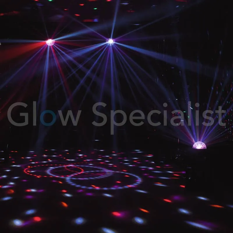Eurolite Eurolite LED BC‑4 Beam Effect – Roterende Disco Bol met 6×1W RGBWPA LED’s (20 RPM)