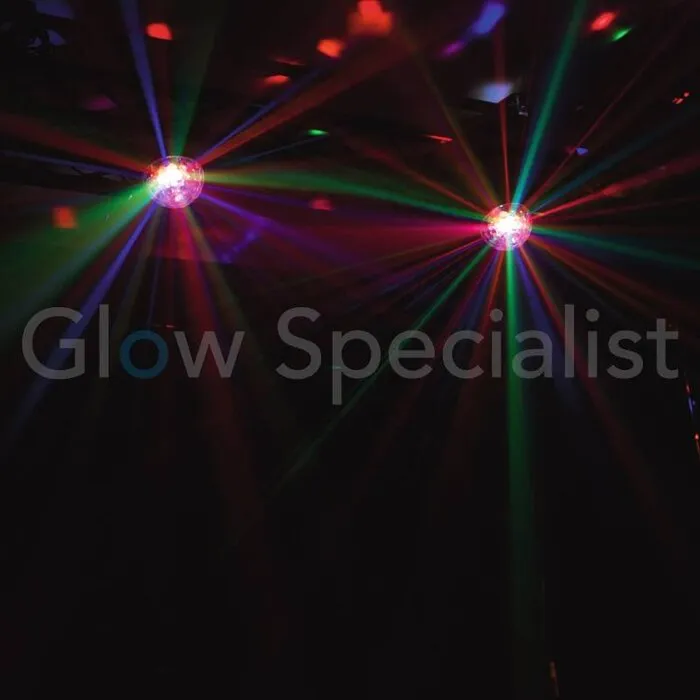 Eurolite Eurolite LED BC‑4 Beam Effect – Roterende Disco Bol met 6×1W RGBWPA LED’s (20 RPM)
