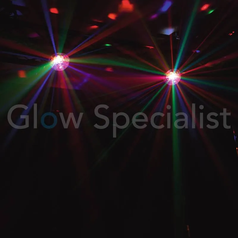 Eurolite Eurolite LED BC‑4 Beam Effect – Roterende Disco Bol met 6×1W RGBWPA LED’s (20 RPM)