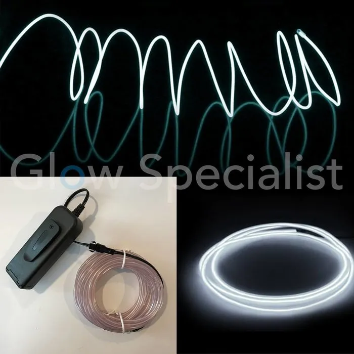 EL-WIRE  - 5 METER - WITH 3 VOLT INVERTER