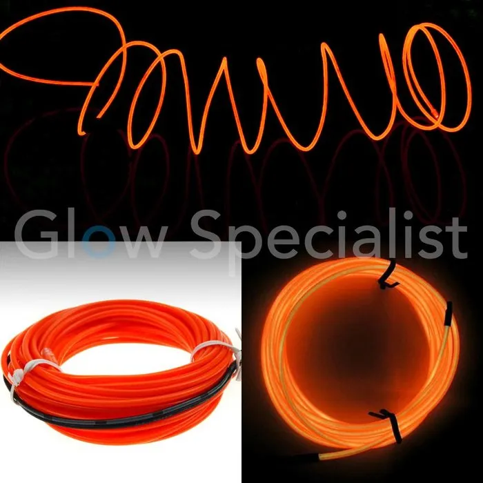 EL-WIRE  - 5 METER - WITH 3 VOLT INVERTER