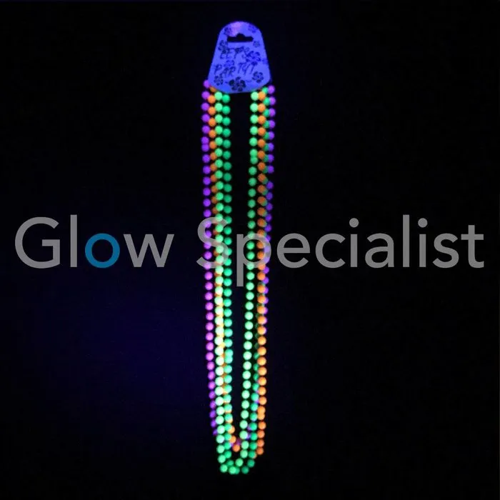 Apollo UV NEON BEAD CHAIN ​​- SET OF 4