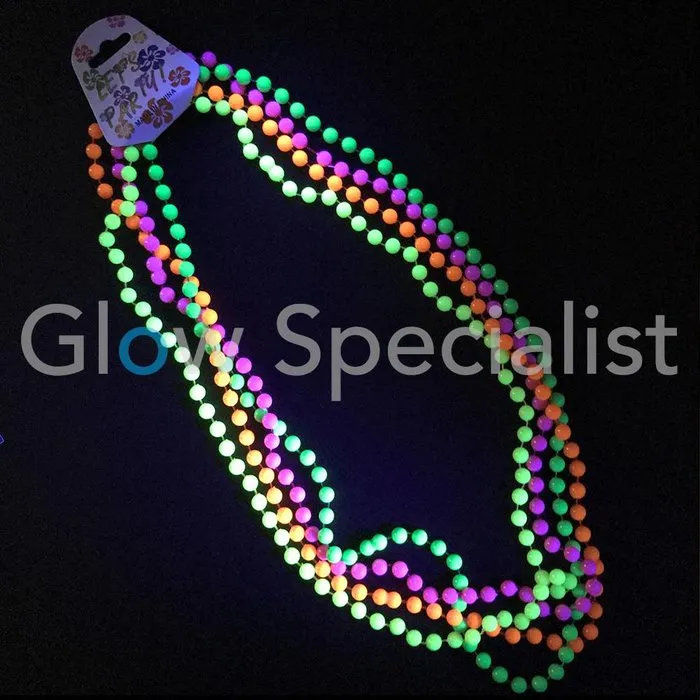 Apollo UV NEON BEAD CHAIN ​​- SET OF 4