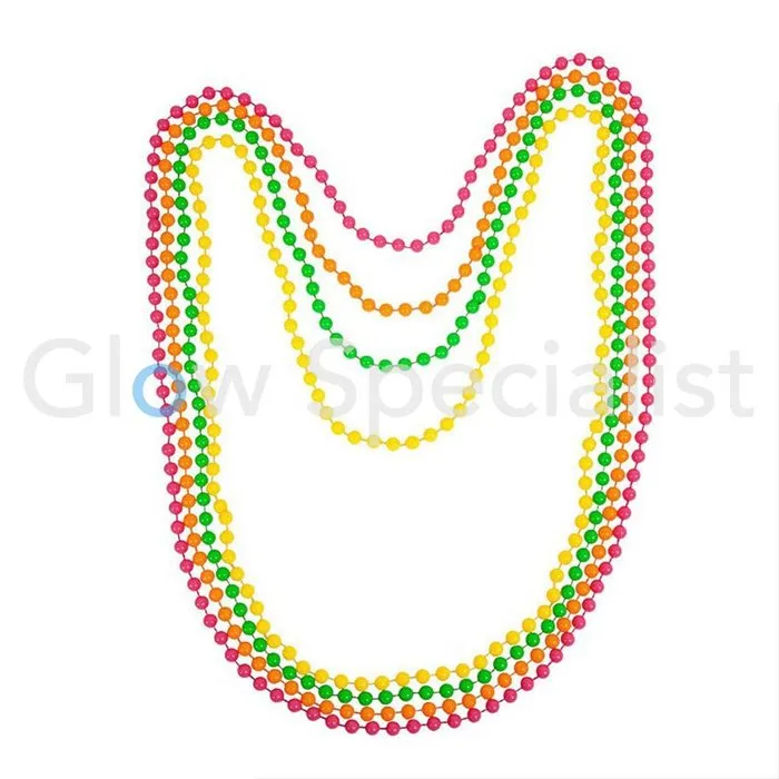 Apollo UV NEON KRALENKETTING - SET VAN 4