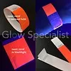 Glow Specialist NEON TYVEK WRISTBAND - CORAL