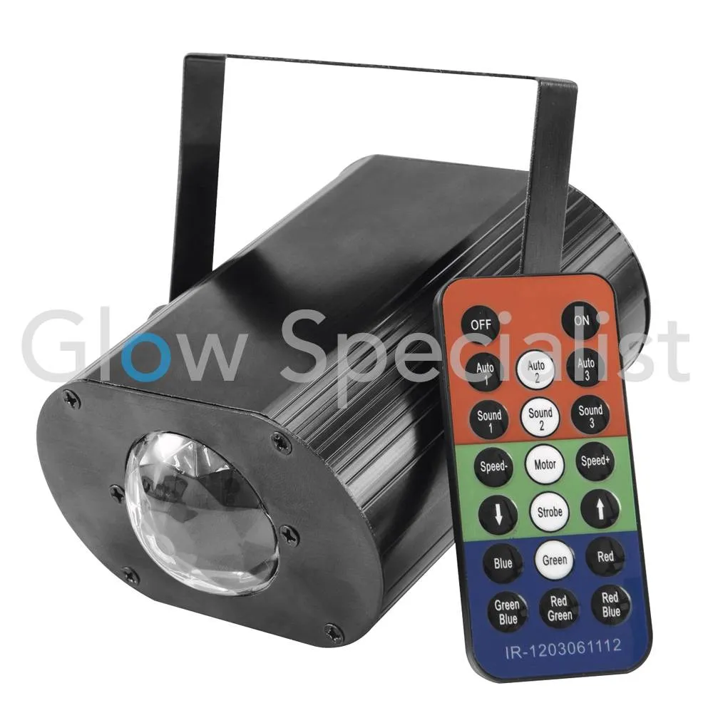 Eurolite Eurolite LED H2O TCL Water Effect – Compacte Waterprojector met RGB‑Kleurenmix & IR‑Afstandsbediening