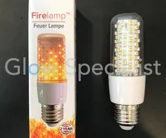 Firelamp FIRELAMP™ 3W - 300 LUMEN - E27M - 64 SMD - 1800K - HELDER