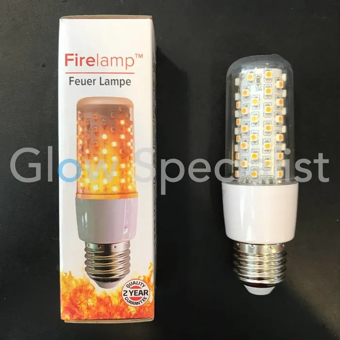 Firelamp FIRELAMP™ 3W - 300 LUMEN - E27M - 64 SMD - 1800K - CLEAR