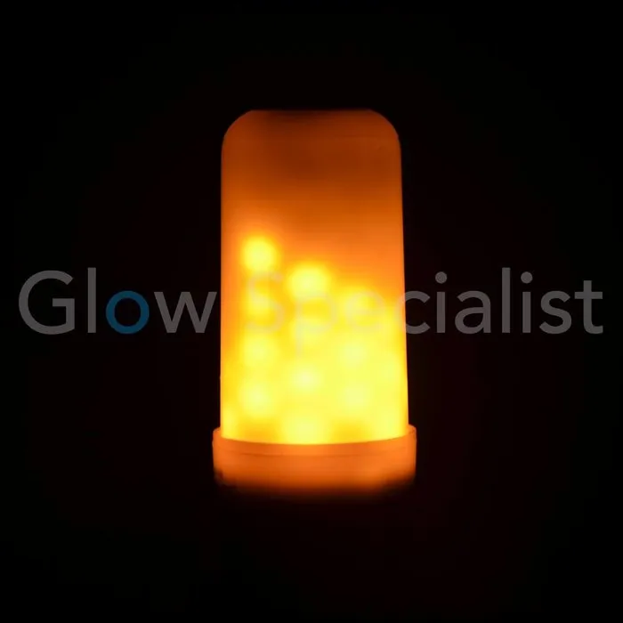 Firelamp FIRELAMP™ 3W - 300 LUMEN - E27M - 64 SMD - 1800K - CLEAR