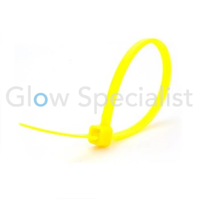 NEON TYRAPS - YELLOW - 100 PIECES