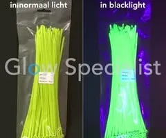 NEON TYRAPS - GREEN - 100 PIECES