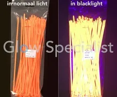 NEON KABELBINDER - ORANJE - 100 STUKS
