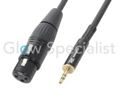 Pd Connex POWER DYNAMICS CONNEX - CABLE XLR FEMALE - 3,5 MM STEREO - 0,5 METER