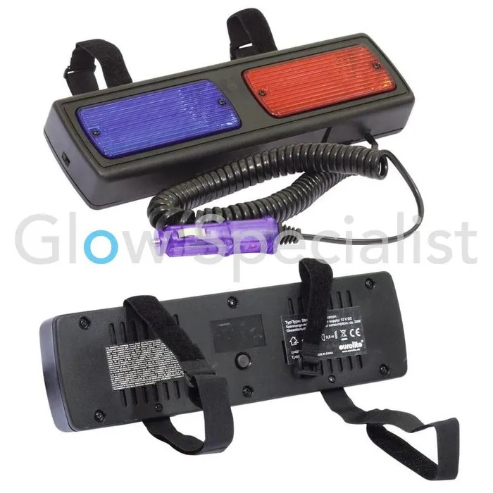 Eurolite EUROLITE STROBE POLICE BEACON REARVIEW MIRROR 12V