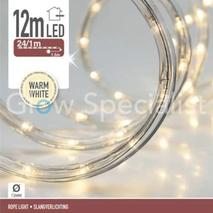 LED ROPE LIGHT - 288 LED - 12 METER - WARM WHITE