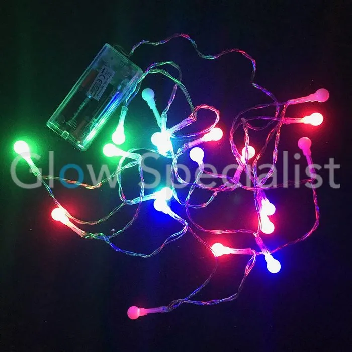 LED BALL LIGHTING WITH 20 LIGHTS - COLOR CHANGING