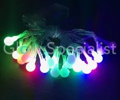 LED LICHTSNOER MET 20 BOLLETJES - COLOR CHANGING