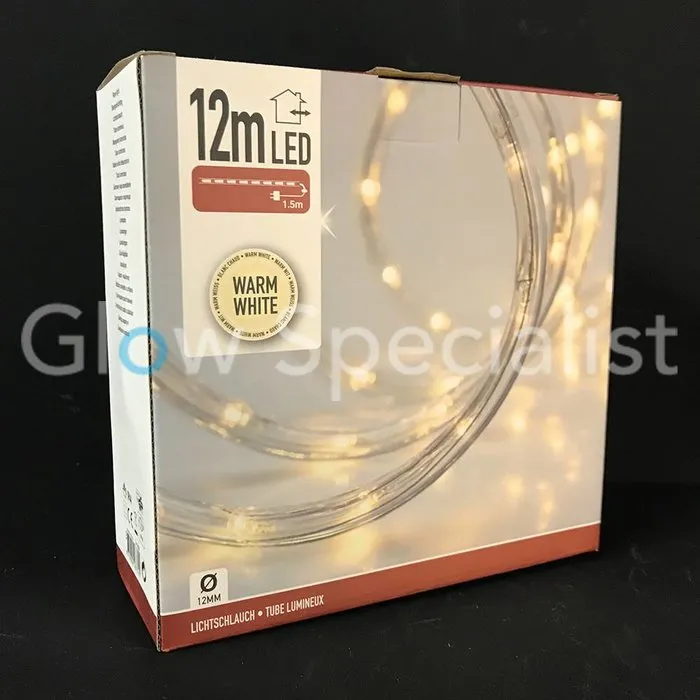 LED ROPE LIGHT - 288 LED - 12 METER - WARM WHITE