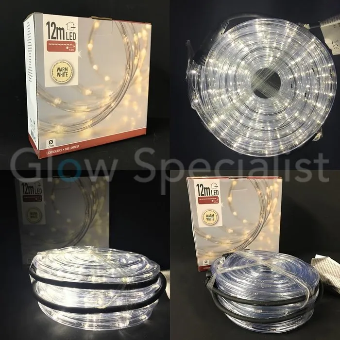 LED ROPE LIGHT - 288 LED - 12 METER - WARM WHITE