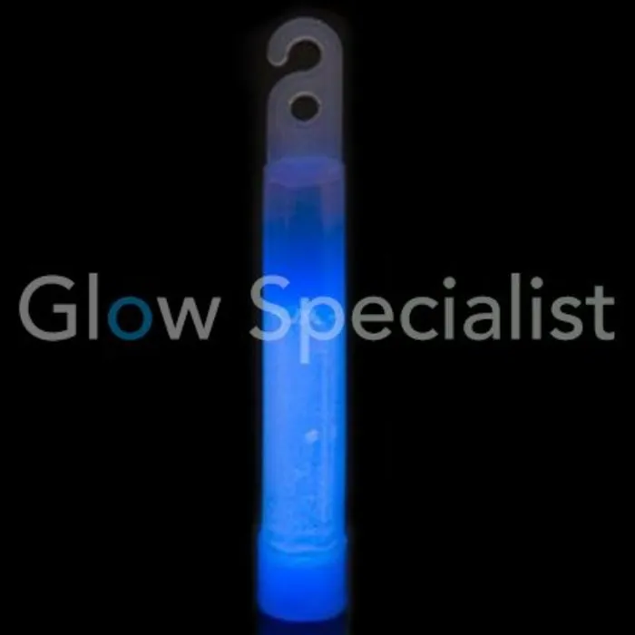 Glow Specialist Glowstick 4" – 10 cm – Breaklight met haak & oog – Lange brandduur – Feest, outdoor & veiligheid