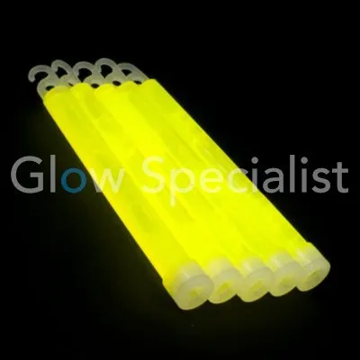 Glow Specialist Breaklight 6" – 15 cm x 17 mm – Glowstick met haak – Ultra heldere lichtstaaf – Feest, outdoor & veiligheid