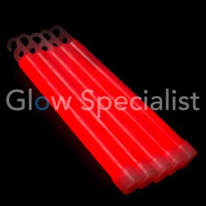 Glow Specialist Breaklight 6" – 15 cm x 17 mm – Glowstick met haak – Ultra heldere lichtstaaf – Feest, outdoor & veiligheid
