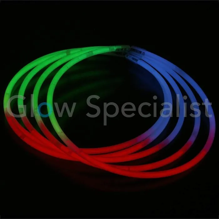 Glow Specialist GLOW HALSKETTING - TRICOLOR - KOKER MET 50 STUKS