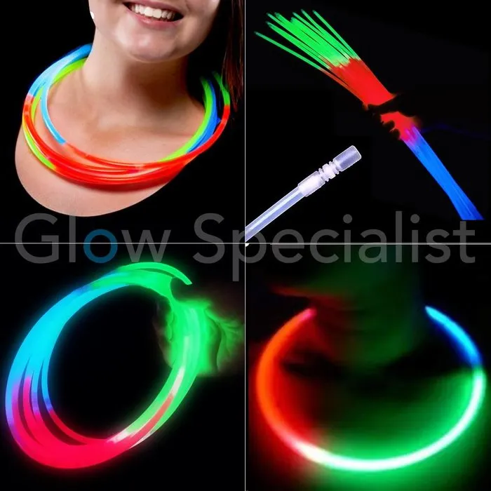 Glow Specialist GLOW NECKLACE ​​- TRICOLOR - TUBE WITH 50 PIECES
