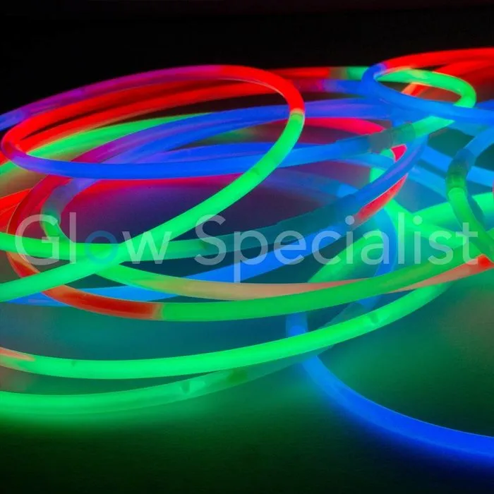 Glow Specialist GLOW HALSKETTING - TRICOLOR - KOKER MET 50 STUKS