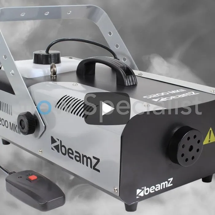 BeamZ BEAMZ S1200 MKII ROOKMACHINE MET TIMER AFSTANDSBEDIENING