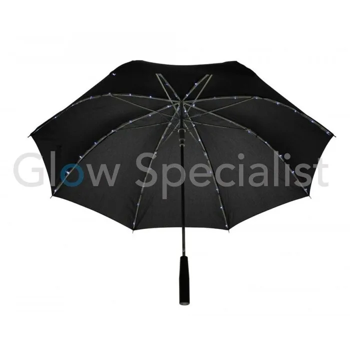 LED UMBRELLA BLACK WITH 64 LED