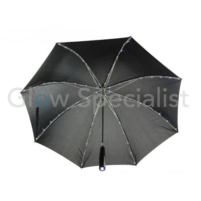 LED UMBRELLA BLACK WITH 64 LED