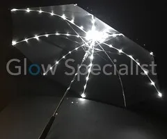 LED UMBRELLA BLACK WITH 64 LED
