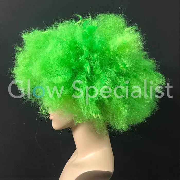 Glow Specialist NEON GREEN AFRO WIG