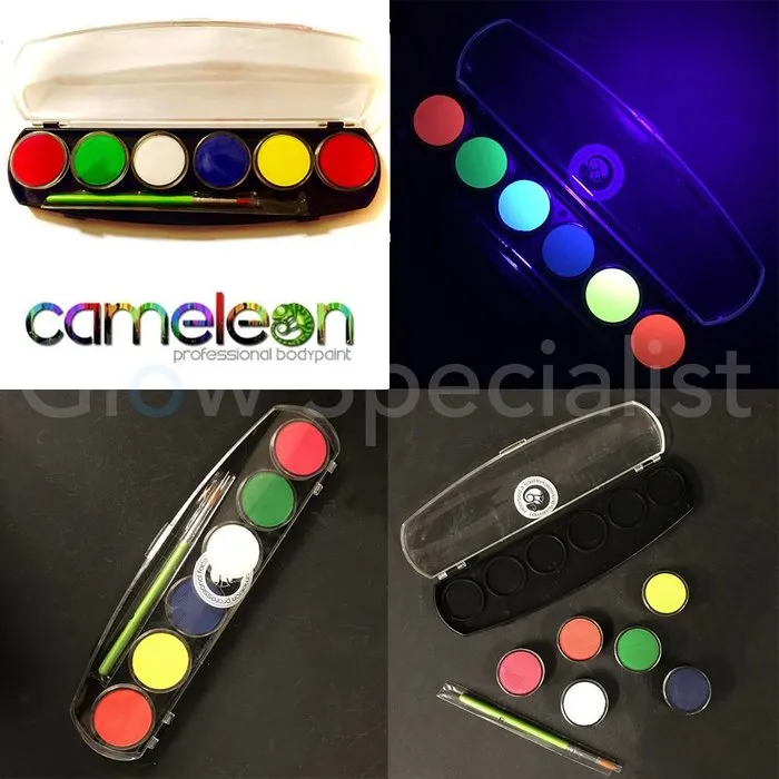 Cameleon CAMELEON BIG ADULT UV PARTY BOX PALET - 6 KLEUREN