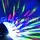 Omnilux LED BC‑1 E27 Beam Effect – Roterende RGB Discolamp met Caleidoscopisch Lichtpatroon