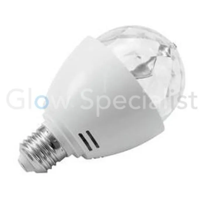 Omnilux Omnilux LED BC‑1 E27 Beam Effect – Roterende RGB Discolamp met Caleidoscopisch Lichtpatroon