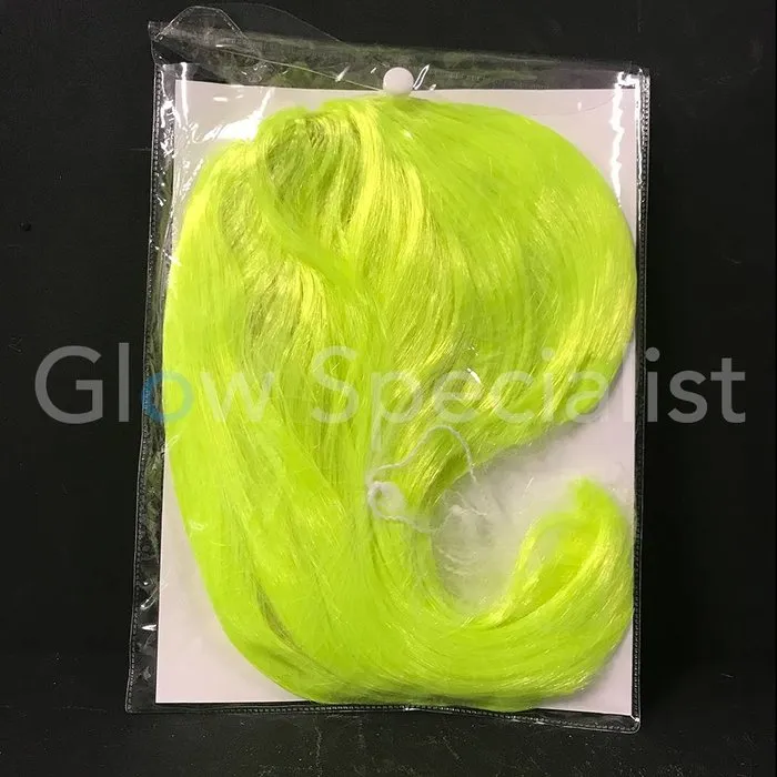 Glow Specialist NEON YELLOW WIG - SHORT BOBLINE WITH BANGS
