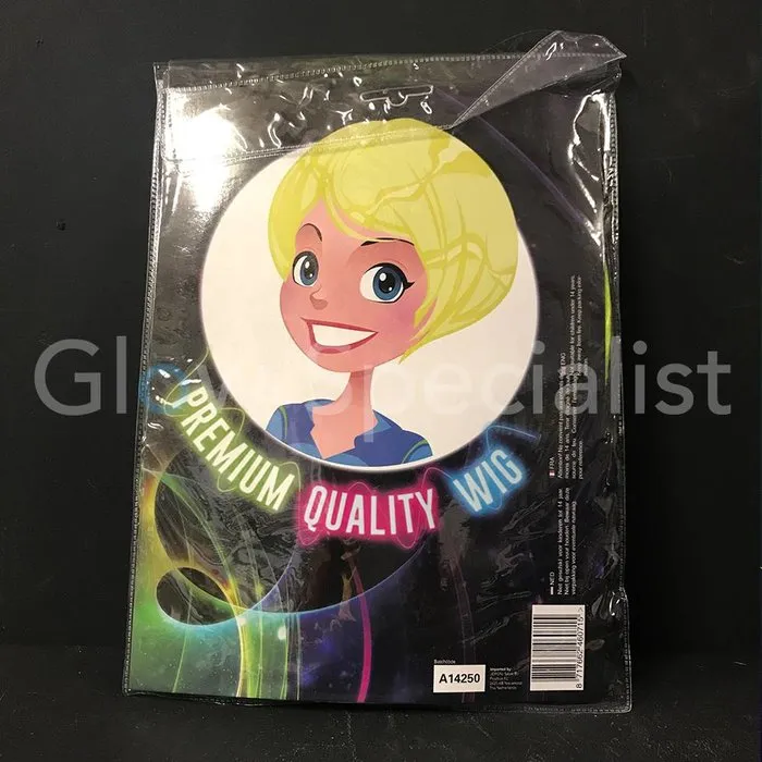 Glow Specialist NEON YELLOW WIG - SHORT BOBLINE WITH BANGS