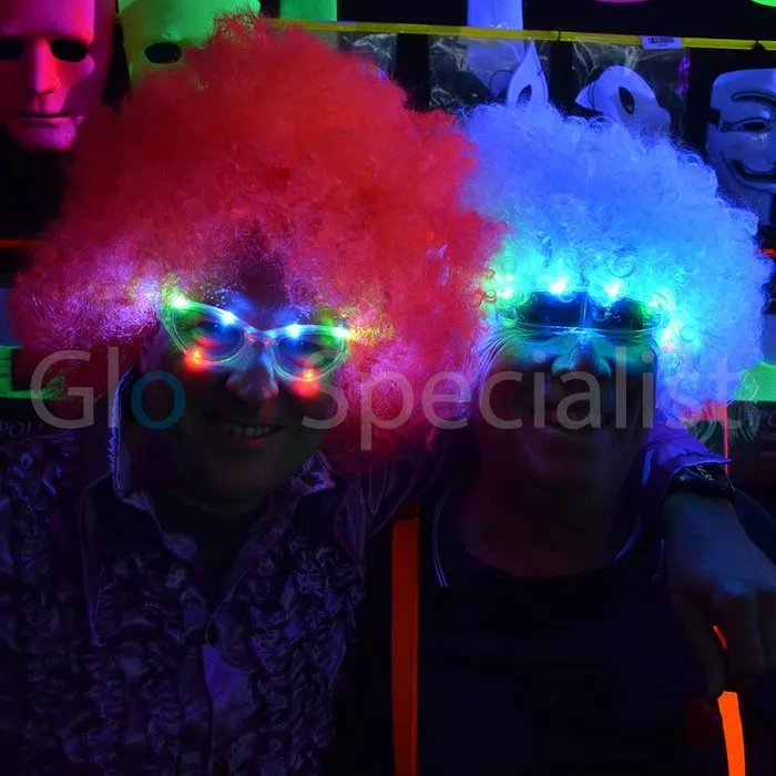 Glow Specialist NEON WITTE AFRO PRUIK