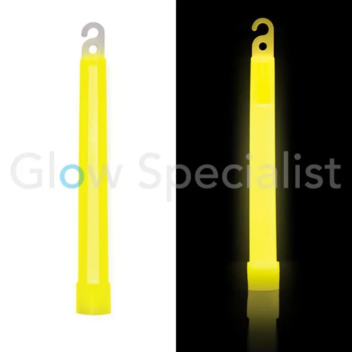 Cyalume Cyalume SnapLight 6" – 15 cm x 17 mm – Military‑grade professional glowstick – 12‑hour light – Individually wrapped – 5‑year shelf life