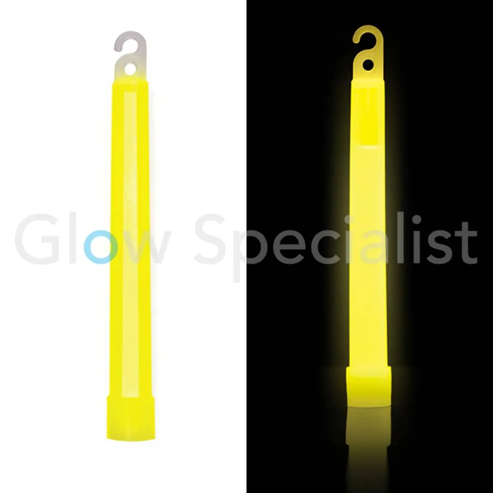 Cyalume Cyalume SnapLight 6" – 15 cm x 17 mm – Military‑grade professional glowstick – 12‑hour light – Individually wrapped – 5‑year shelf life