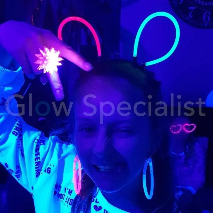Glow Specialist GLOW OORBELLEN CONNECTORS MET CLIPJES - EXCL. GLOWSTICKS