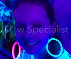 Glow Specialist GLOW OORBELLEN CONNECTORS MET CLIPJES - EXCL. GLOWSTICKS