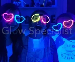 Glow Specialist FRAME FOR GLOW GLASSES  - HEART- EXCL. GLOWSTICKS