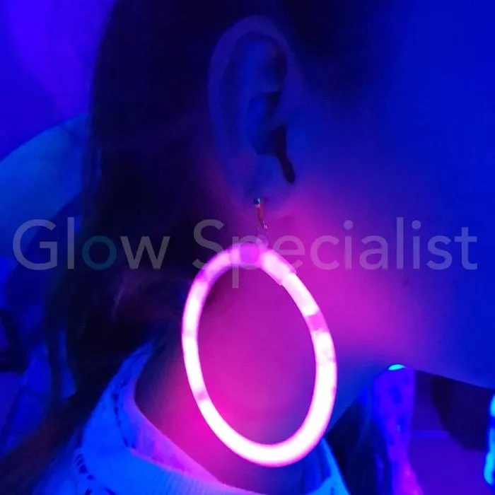 Glow Specialist GLOW OORBELLEN CONNECTORS MET CLIPJES - EXCL. GLOWSTICKS