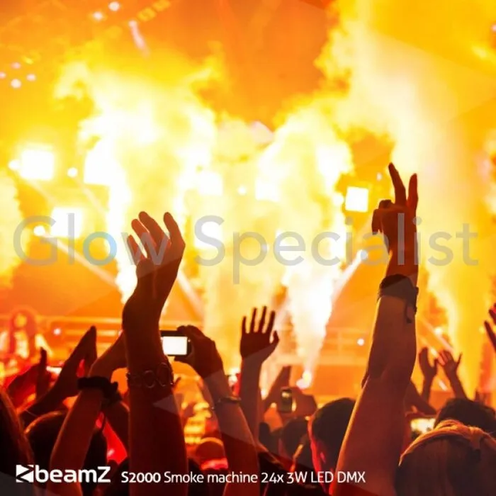 BeamZ BEAMZ S2000 SMOKE MACHINE - 24x 3W 3-IN-1 LED'S